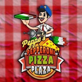 Peppe’s Pepperoni Pizza Plaza logo by Pragmatic Play at Vulkan Vegas Casino